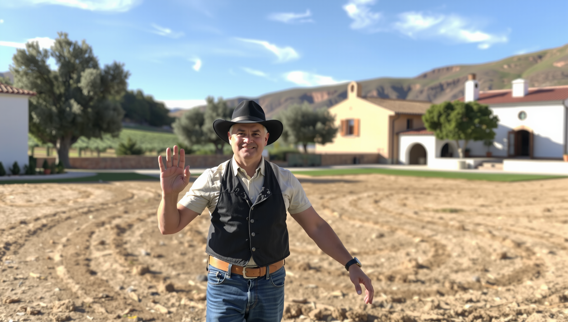 Animal enclosures at TerraVerde Farm