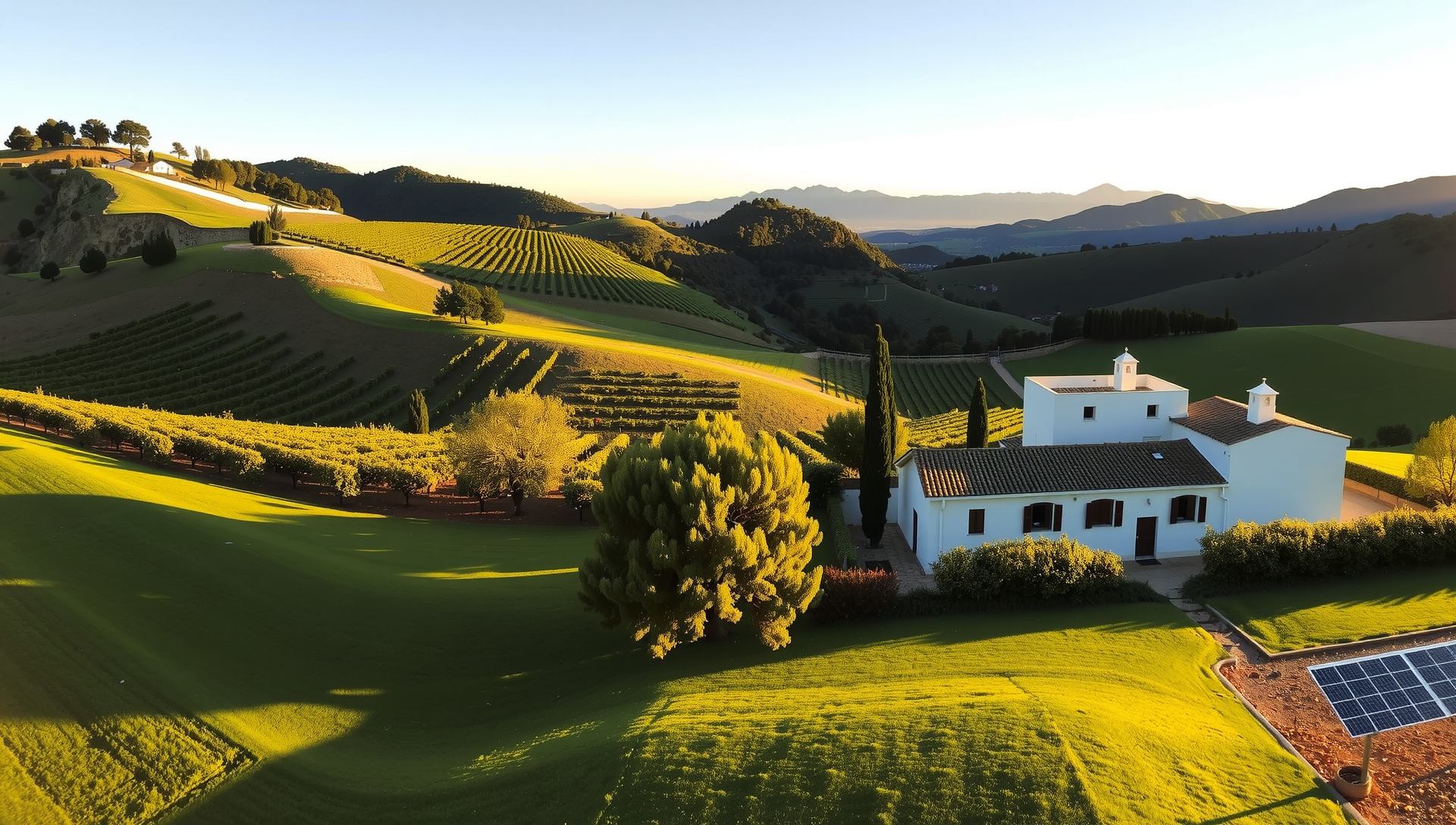 Olive groves at TerraVerde Farm
